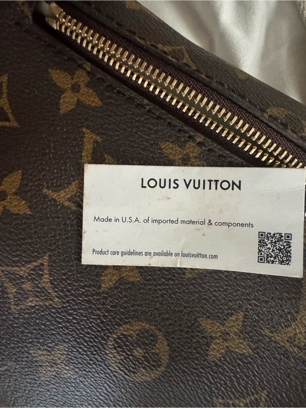 Louis Vuitton Monogram Canvas Crossbody Belt Bag in Brown and Natural - Picture 6 of 6